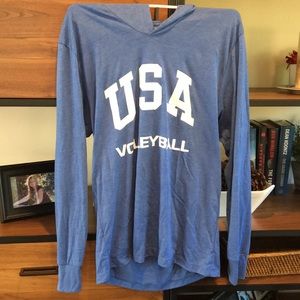 USA Volleyball Blue Sweater